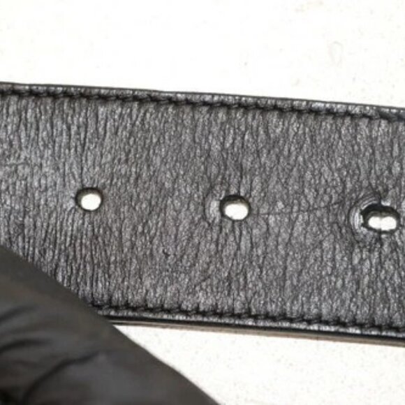 Gucci GG Marmont Leather Belt AP00T Size 95/38 - Black/Gold - Picture 11 of 16